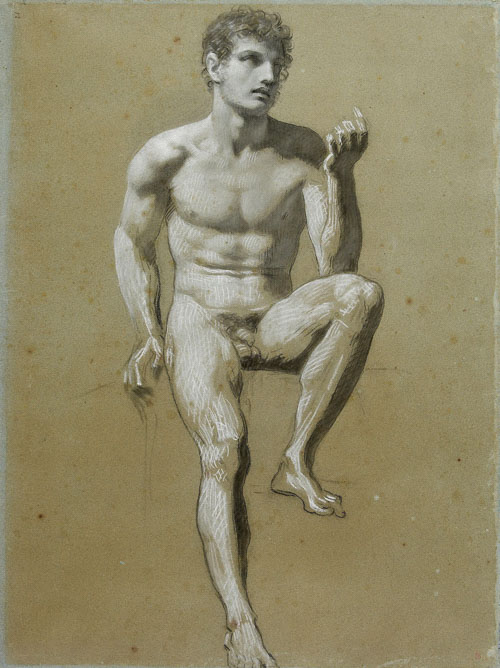 Male Nude By Pierre Paul Prudhon